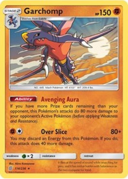 Garchomp 114/236 - Reverse Holo