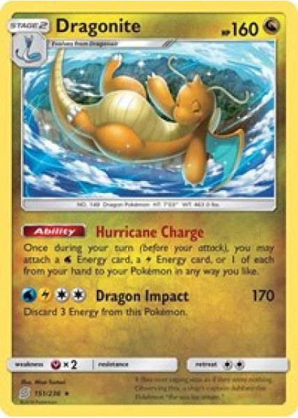 Dragonite 151/236 - Reverse Holo