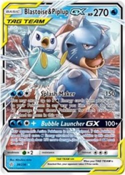 Blastoise & Piplup GX 38/236 - Holo