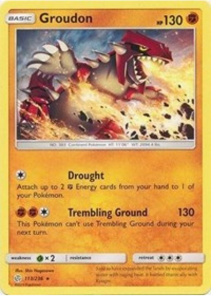 Groudon 113/236/ - Reverse Holo