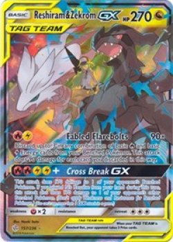 Reshiram & Zekrom GX 157/236 - Holo