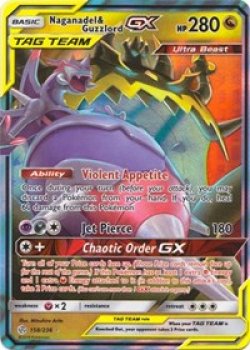 Naganadel & Guzzlord GX 158/236 - Holo