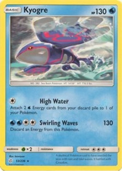 Kyogre 53/236/ - Reverse Holo