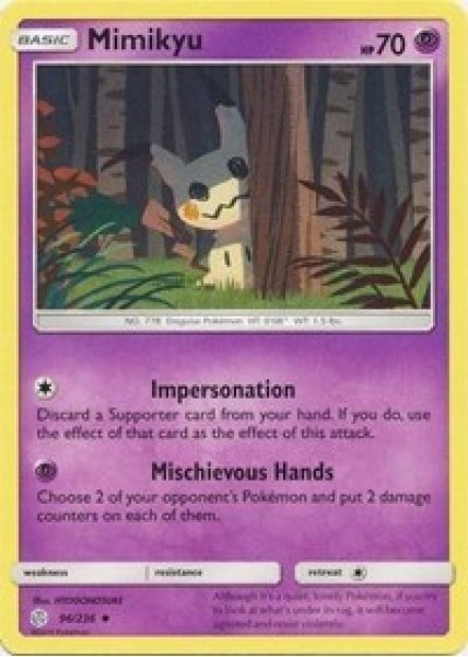 Mimikyu - 96/236 96/236/ - Reverse Holo