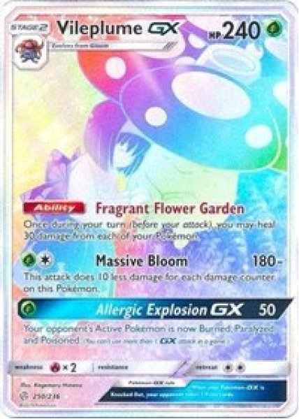 Vileplume GX  250/236 - Holo