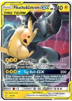 Pikachu & Zekrom GX 33/181 - Holo