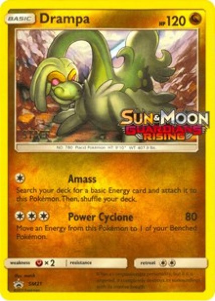 Drampa - SM21 - Staff Prerelease Promo - Holo