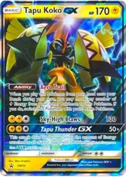 Tapu Koko GX - SM33 - Holo