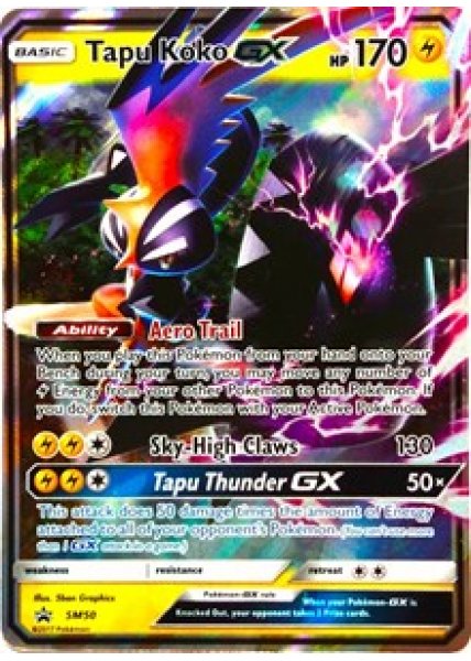 Tapu Koko GX - SM50 - Holo