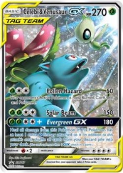 Celebi & Venusaur GX - Holo