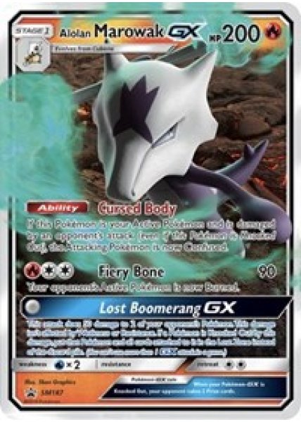 Alolan Marowak GX - SM187 - Holo