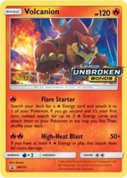 Volcanion - SM179 [Staff] - Reverse Holo