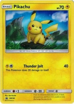 Pikachu - SM183 - Holo