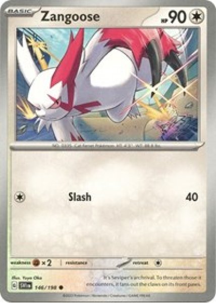 Zangoose - 146/198 146/198 - Reverse Holo