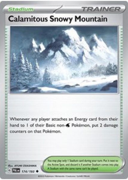 Calamitous Snowy Mountain 174/193 - Reverse Holo