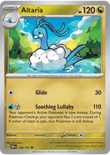 Altaria 160/197 Reverse Holo