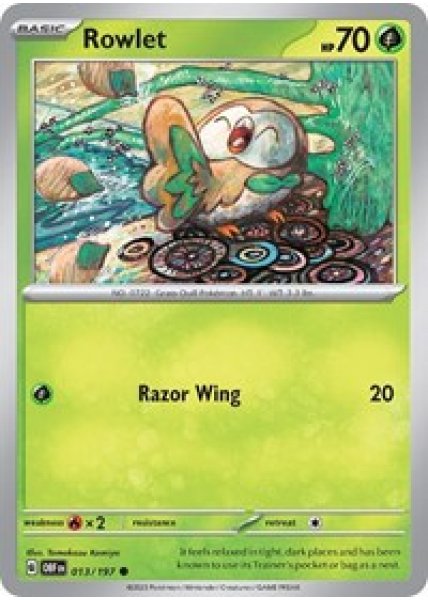 Rowlet 013/197 Reverse Holo