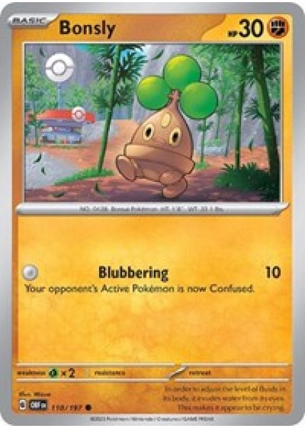 Bonsly 110/197 Reverse Holo