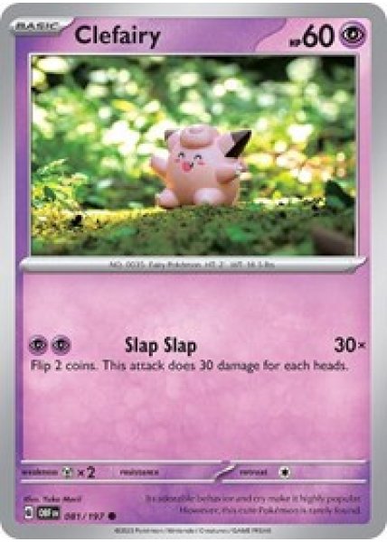 Clefairy 081/197 Reverse Holo