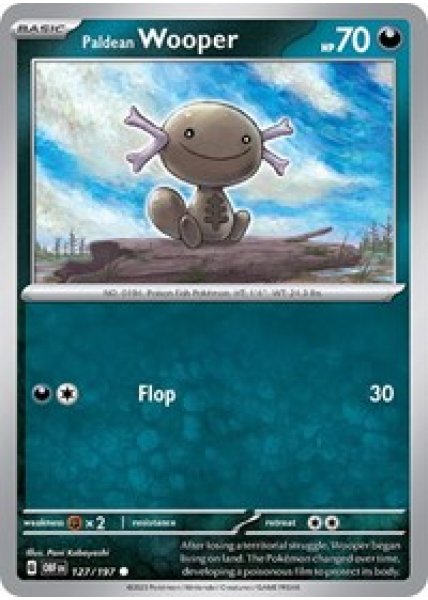 Paldean Wooper - 127/197 Reverse Holo