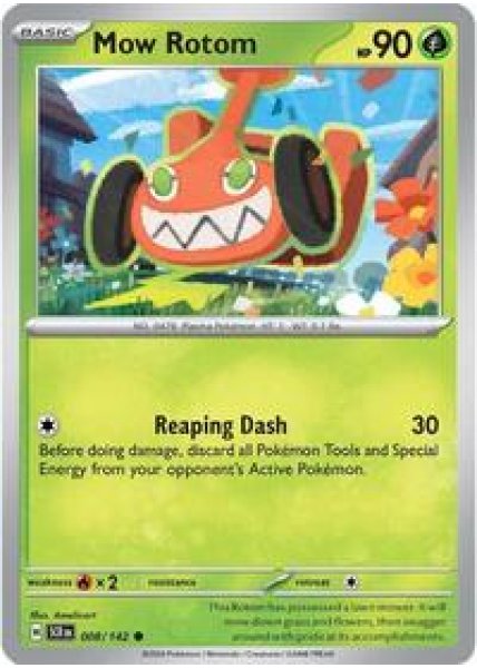 Mow Rotom 008/142 - Reverse Holofoil