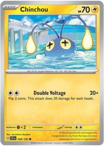 Chinchou 048/142 - Reverse Holofoil