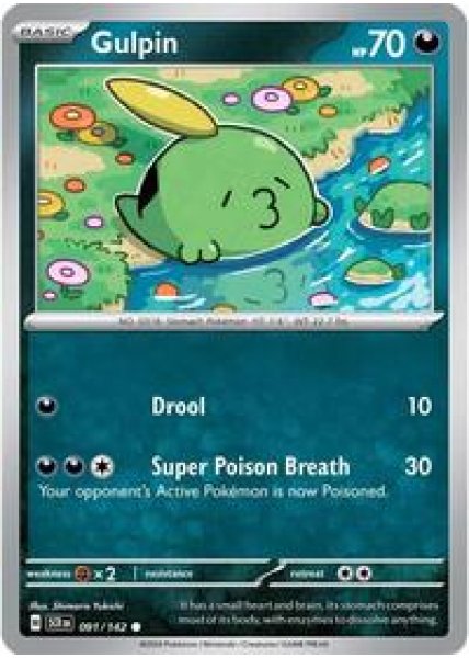 Gulpin - 091/142 - Reverse Holofoil