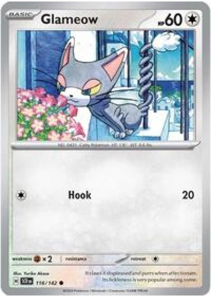 Glameow 116/142 - Reverse Holofoil