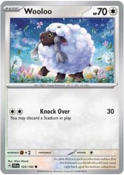 Wooloo 124/142 - Reverse Holofoil