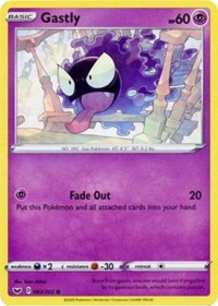 Gastly 083/202 - Reverse Holo