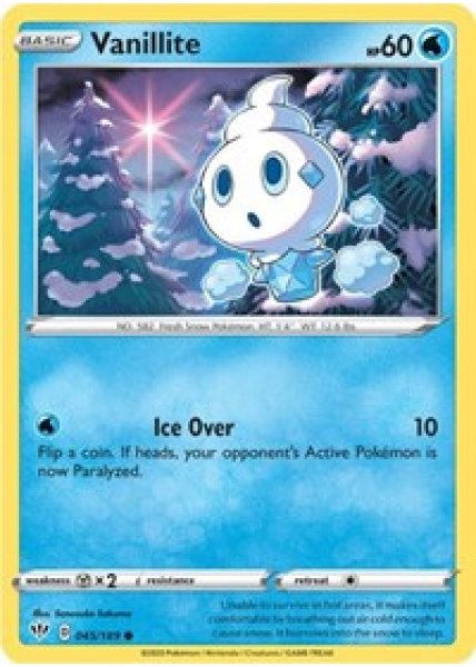 Vanillite 45/189 - Reverse Holo