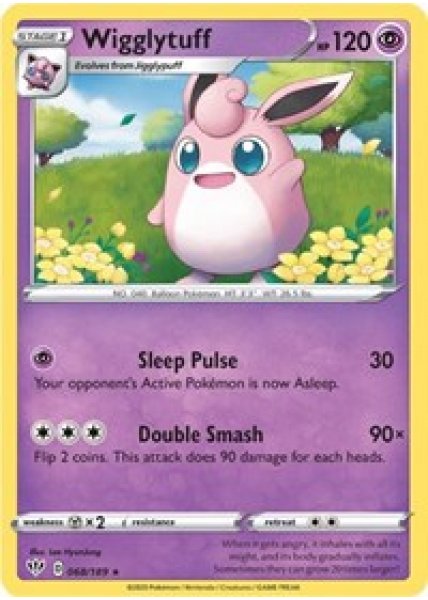 Wigglytuff 68/189 - Reverse Holo