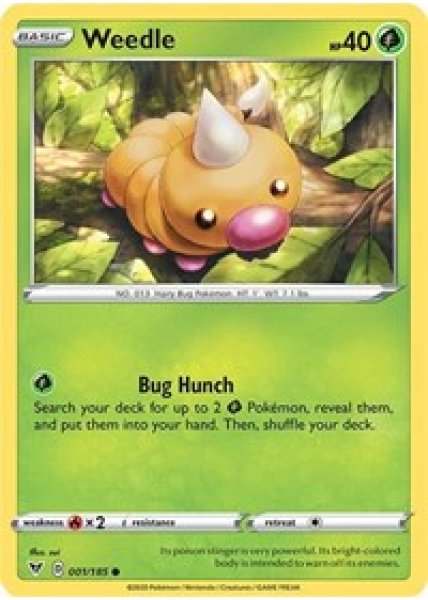 Weedle 001/185 - Reverse Holo