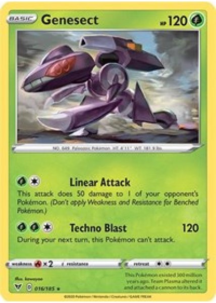 Genesect 016/185 - Reverse Holo