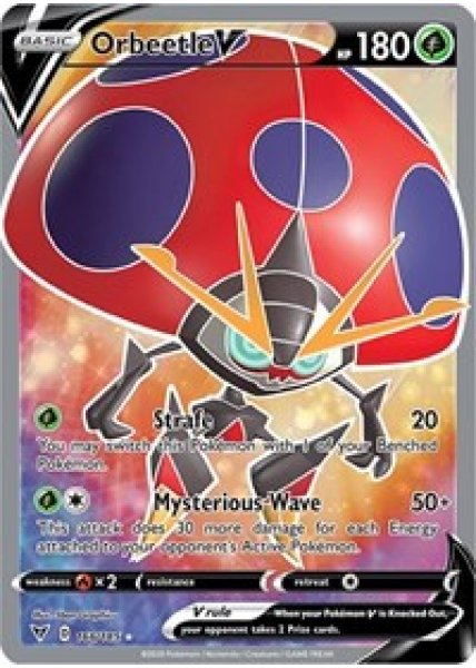 Orbeetle V  166/185 - Holo