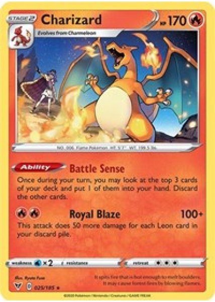 Charizard 025/185 - Reverse Holo