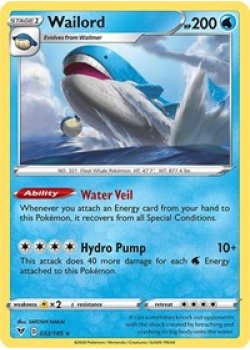 Wailord 032/185 - Holo