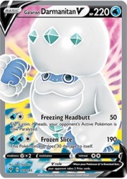 Galarian Darmanitan V  169/185 - Holo