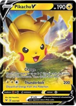 Pikachu V 043/185 - Holo