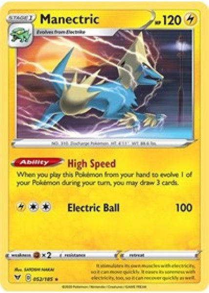 Manectric 052/185 - Reverse Holo