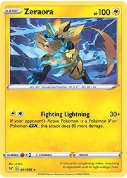 Zeraora 061/185 - Reverse Holo