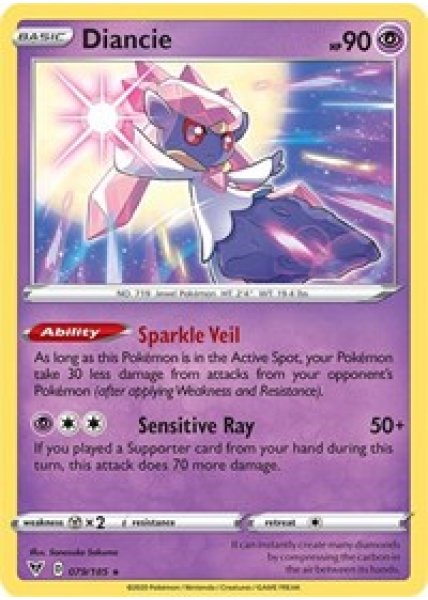 Diancie 079/185 - Reverse Holo