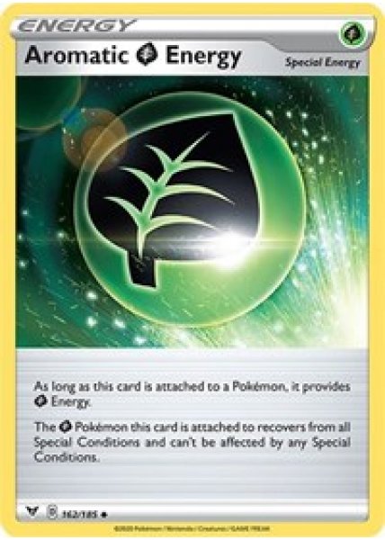 Aromatic Grass Energy 162/185 - Reverse Holo