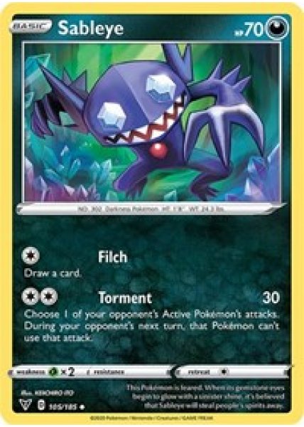 Sableye 105/185 - Reverse Holo