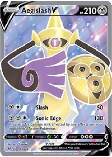 Aegislash V  177/185 - Holo