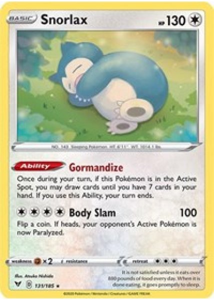 Snorlax 131/185 - Reverse Holo