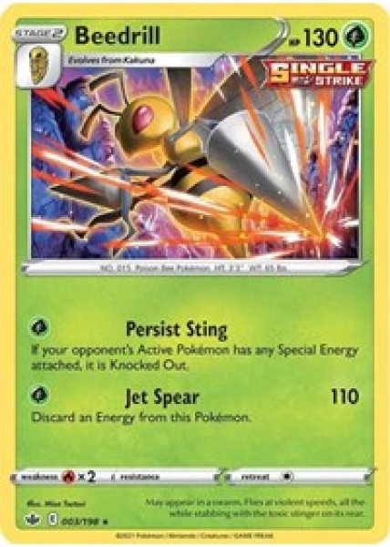 Beedrill 003/198 - Reverse Holo