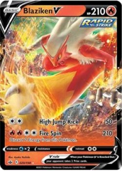 Blaziken V 020/198 - Holo