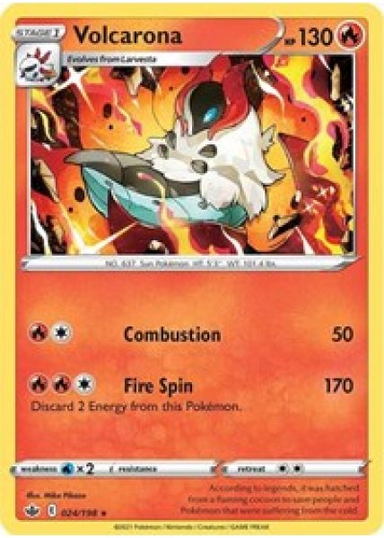 Volcarona 024/198 - Reverse Holo