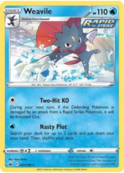 Weavile 031/198 - Reverse Holo